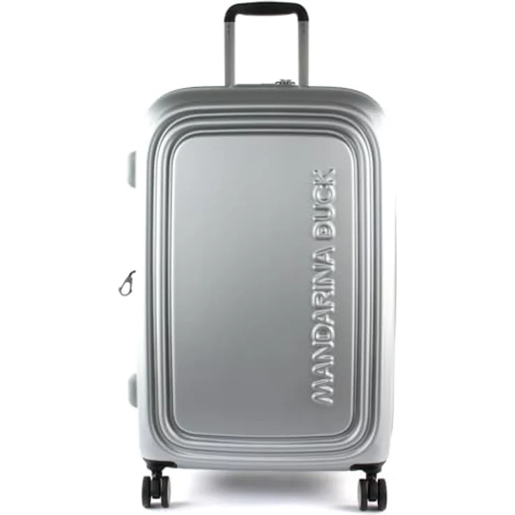 Mandarina Duck LOGODUCK + Trolley MEDIUM EXP Silver, 45 x 69 x 32/35 (BxHxB), Hardcase, erweiterbar, Spinner – Bild 3