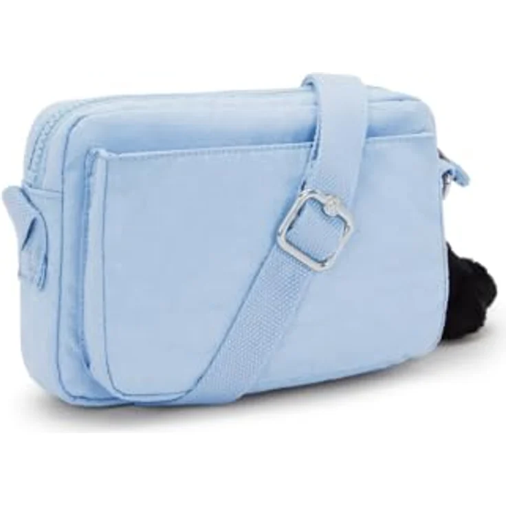 Kipling Abanu Umhängetasche 20 cm, robuste Polyamid-Tasche mit verstellbarem Riemen, Blau – Bild 2