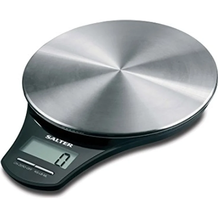 Salter digitale Küchenwaage Edelstahl - Elektronische Waage Digitalwaage für die Küche, Wiegen von Lebensmitteln mit einer Kapazität von 5kg, Flüssigkeiten in ml und fl. Oz., genaue Messung – Bild 5