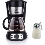 Setpoint Filterkaffeemaschine mit 0.75l Kanne, Permanentfilter & Zeitschaltuhr, 8 Tassen, schwarz - Preisvergleich