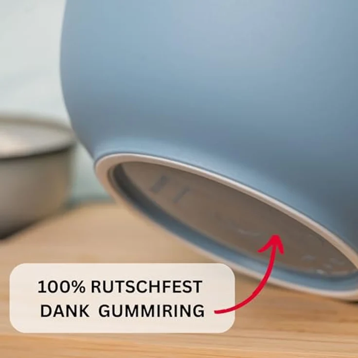 Westmark Rühr-/Backschüssel 2,5 l mit Ausgießer, Kunststoff, blau, spülmaschinengeeignet, Made in Germany – Bild 3