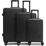 REDOLZ Hartschalen Koffer-Set 3-teilig | Leichte Reise-Trolleys aus hochwertigem, robustem ABS Material | Ultra-leicht für Damen & Herren | 4 Doppelrollen & TSA-Schloss (Essentials 09)