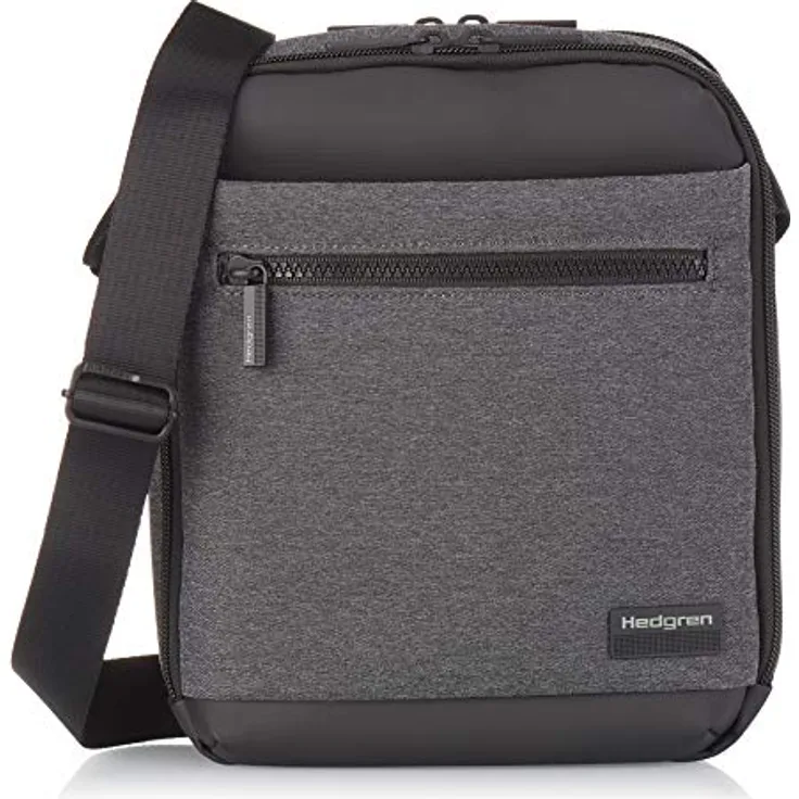 Hedgren Next Inc Umhängetasche RFID, 21 cm, stilvolles Grau, 100% Polyester
