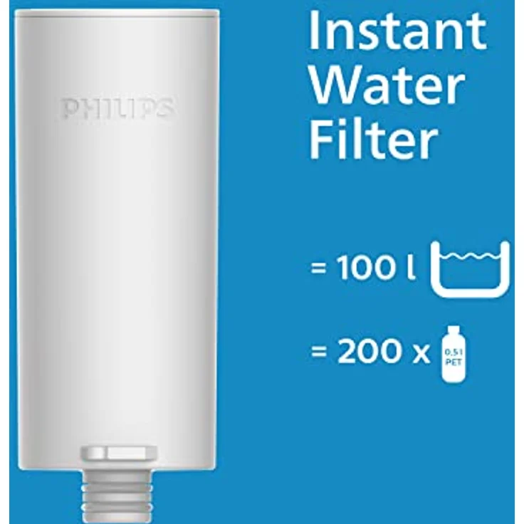 Philips Water Instant Water Filter - 3 l Fassungsvermögen, 1 l/min schneller Durchfluss, wiederaufladbar über USB-C – Bild 3