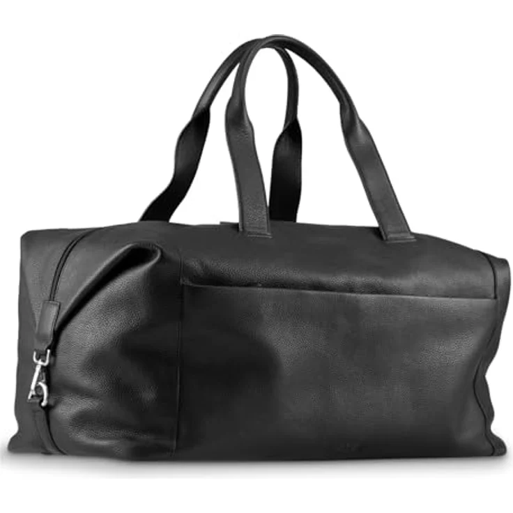 Jost Frankfurt Weekender Reisetasche aus 100% Leder, 50 cm, schwarz – Bild 2