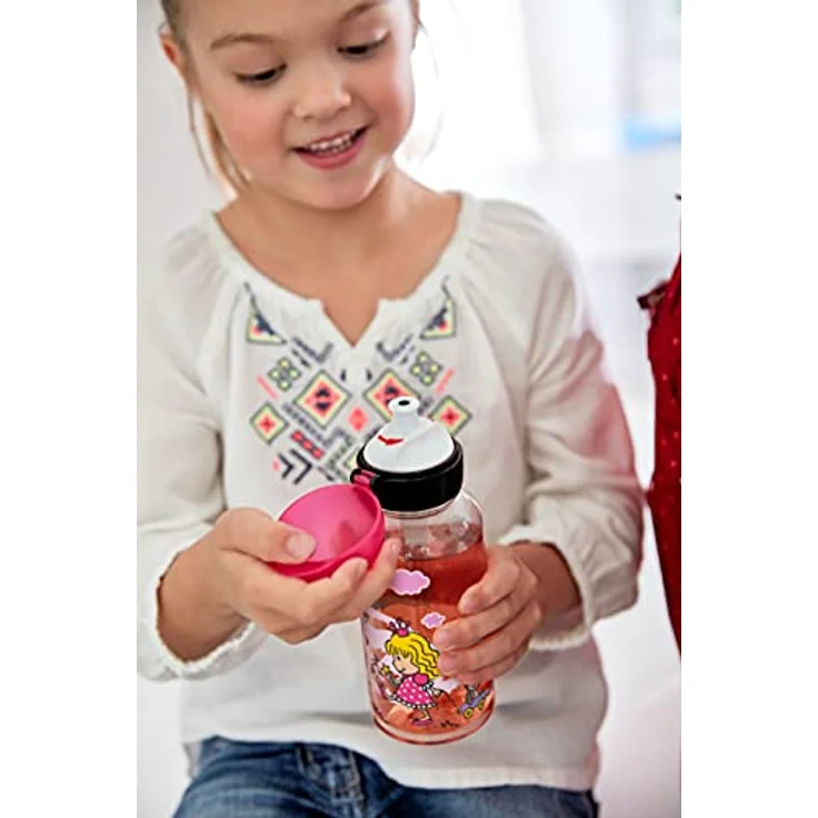 Emsa Kinder-Trinkflasche, 400 ml, Sicherheitsverschluss, Kids Princess, Tritan, 518122 – Bild 3