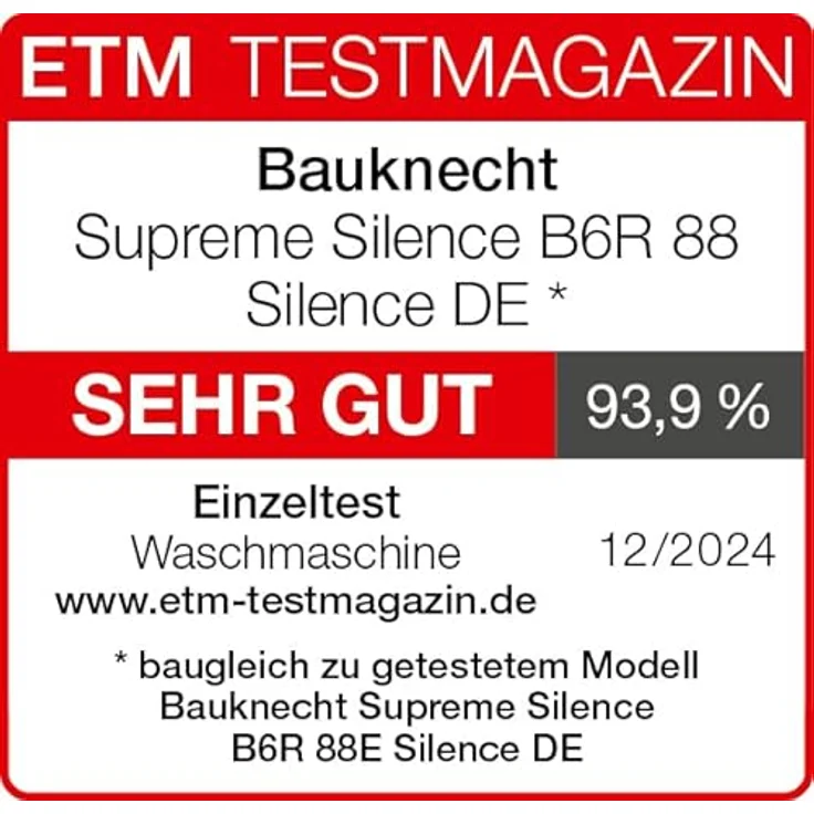 Bauknecht B6R 88 SILENCE DE Waschmaschine 8 kg, extra leise, Steam Hygiene, AutoClean – Bild 19