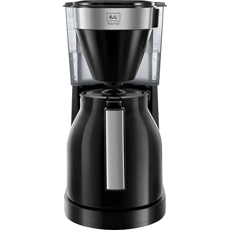 Melitta 1023-08 EasyTop Therm II Filterkaffeemaschine, 1050, Edelstahl, schwarz NEU – Bild 3