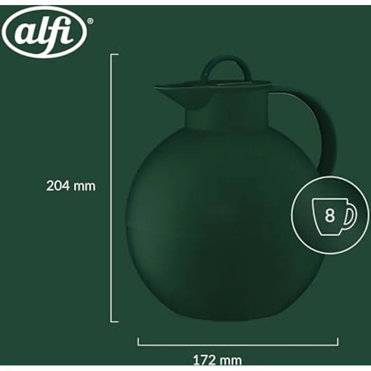 ALFI Isolierkanne Kugel smoke pine mat – Bild 7