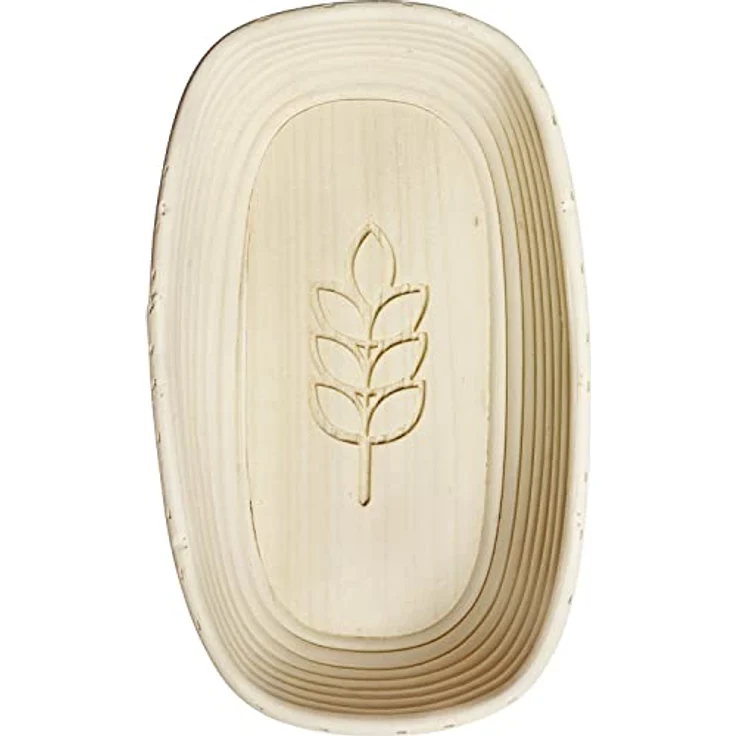 Westmark Gärkörbchen-Set, 2tlg., Gärkörbchen oval + Bezug, Mit Ähre, Peddigrohr/Baumwolle, Hellbeige/Beige, 3235227B – Bild 2