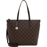 Tamaris Shopper TAS Anastasia, für Damen in Echtleder-Optik mit Karo-Design, Schwarz