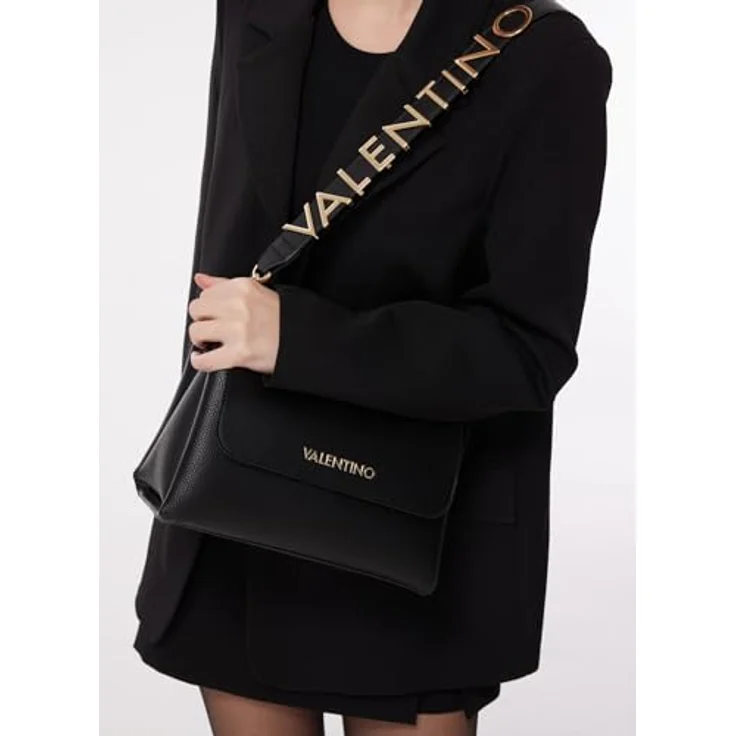"VALENTINO BAGS Umhängetasche ALEXIA, elegante Handtasche mit Magnetverschluss, Damen Schultertasche, schwarz" – Bild 6