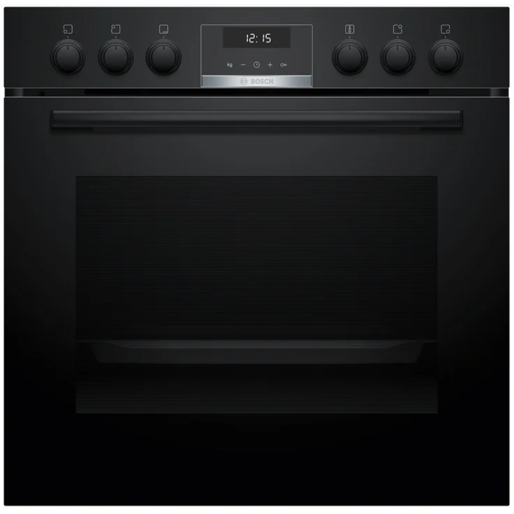 Bosch HEG517BB4 Einbau-Herd, 60 x 60 cm, Schwarz, 3D-Heißluft für perfekte Back- und Bratergebnisse