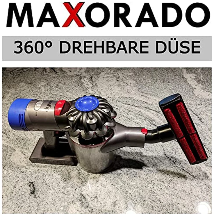 Maxorado Tierhaar Staubsauger Aufsatz Katze Hund Bürste kompatibel mit für Dyson V7 V8 V11 V15 Polsterdüse Tierhaardüse Staubsaugerdüse – Bild 4