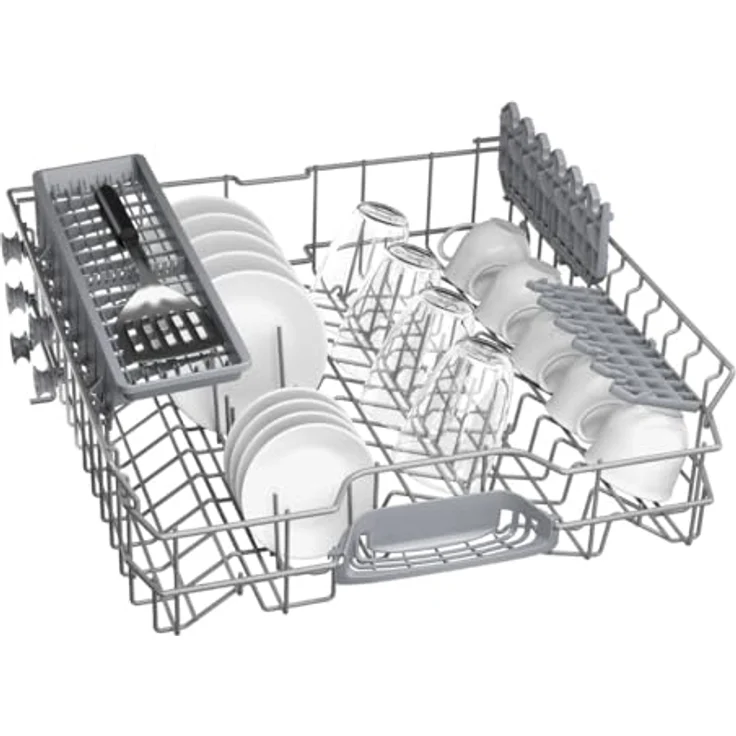 Bosch Serie 2 SMS2HTW06E, Freistehende Spülmaschine für 13 Maßgedecke, Energieeffizienz C, 5 Programme, Hygienefunktion, Höhenverstellbarer Oberkorb – Bild 8