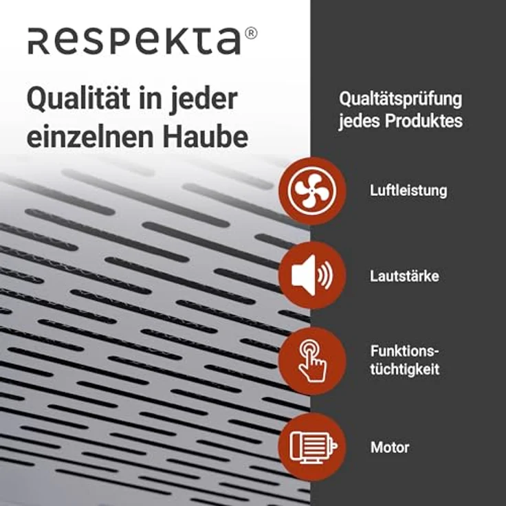 respekta DH 540 IXL, Motorhaube, Standard, Breite: 50 cm, Tiefe: 47 cm, Absaugung und Rückführung (mit zusätzlichem Rückführungsset), Stainless Steel Look – Bild 10
