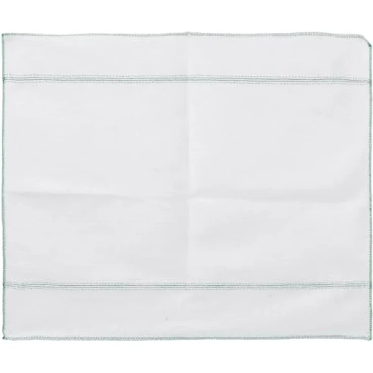 vidaXL Bodentücher 5 STK., Scheuerlappen Weiß mit Grünen Gestreift, Scheuertuch Hervorragende Saugfähigkeit, Putzlappen Wischtücher, 50x60cm – Bild 5