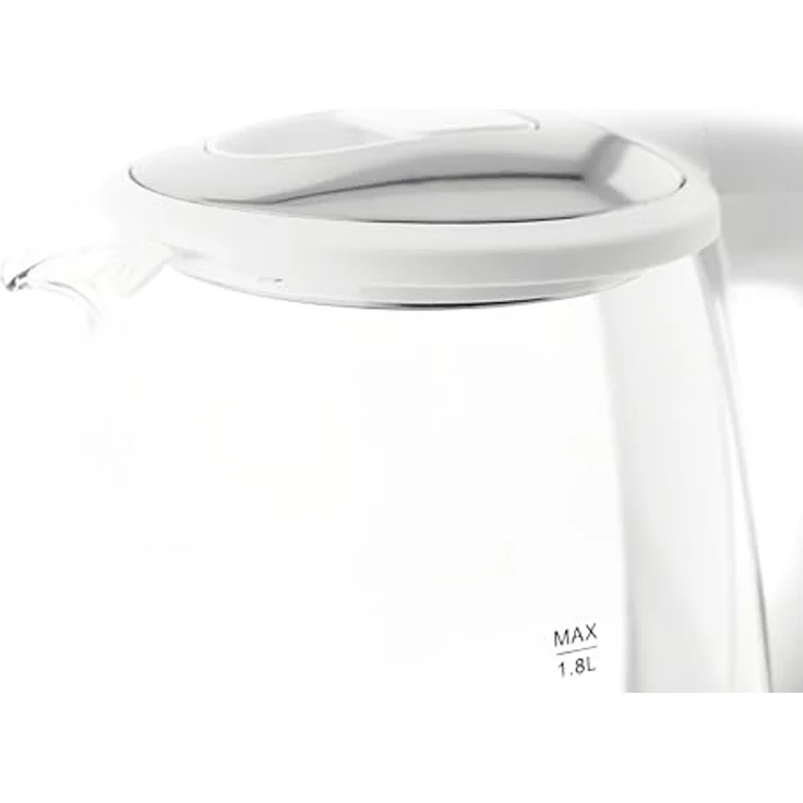 COFI 1453 Wasserkocher 1,8 Liter Glaswasserkocher mit LED-Beleuchtung Weiß – Bild 4