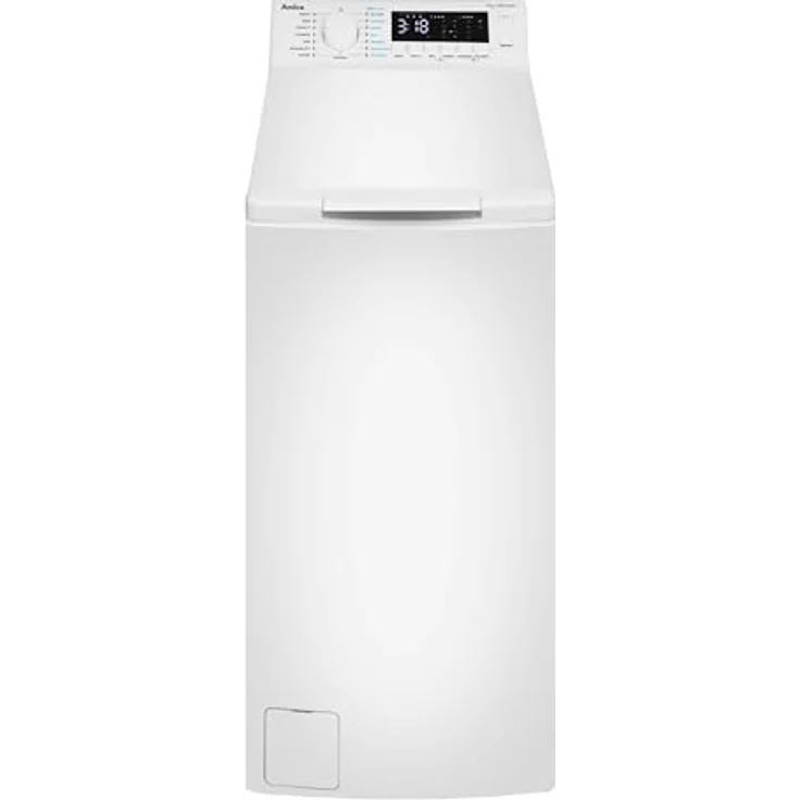 Amica WT 483 710 Toplader Waschmaschine, 8 kg Fassungsvermögen, A Energieeffizienzklasse, max. 1300 U/min, Weiß – Bild 2