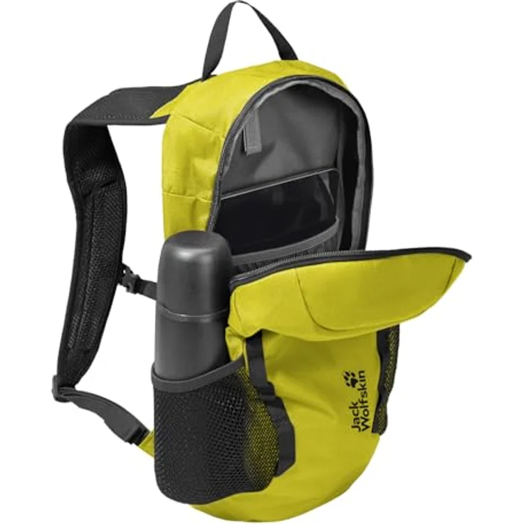 Jack Wolfskin Daypack VELOCITY LITE 10, leichter Rucksack mit AEROSHAPE LITE Tragesystem und Trinkblasenfach, schwarz – Bild 6