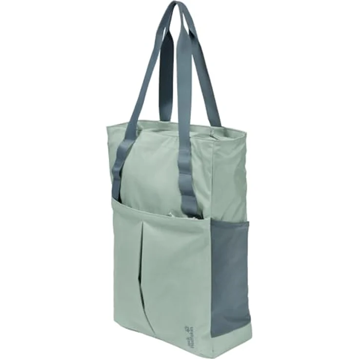 Jack Wolfskin Zoya Shopper Tasche, 41 cm mit Laptopfach, grün, 100% Polyamid – Bild 1