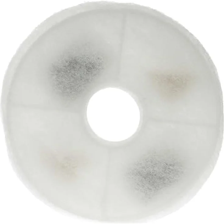 vhbw Filter für Catit 50023, 50053, 50761, 55600, 43742 W Trinkbrunnen - Aktivkohle-Filterelement für sauberes Wasser, weiß – Bild 2