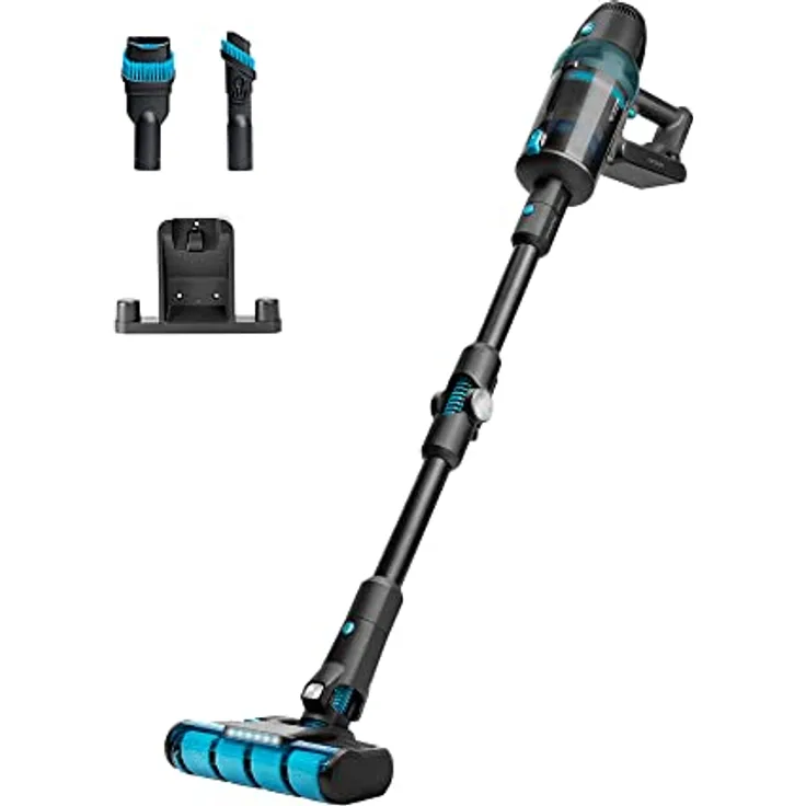 Cecotec Akku-Staubsauger Conga Rockstar 2500 X-Treme ErgoFlex. Digitaler Motor, 3 in 1, Jaliscazo-Bürste, 680 W und 26 kPa, 230 AW, Autonomie 90 min, Digitalanzeige, Flexibler Schlauch
