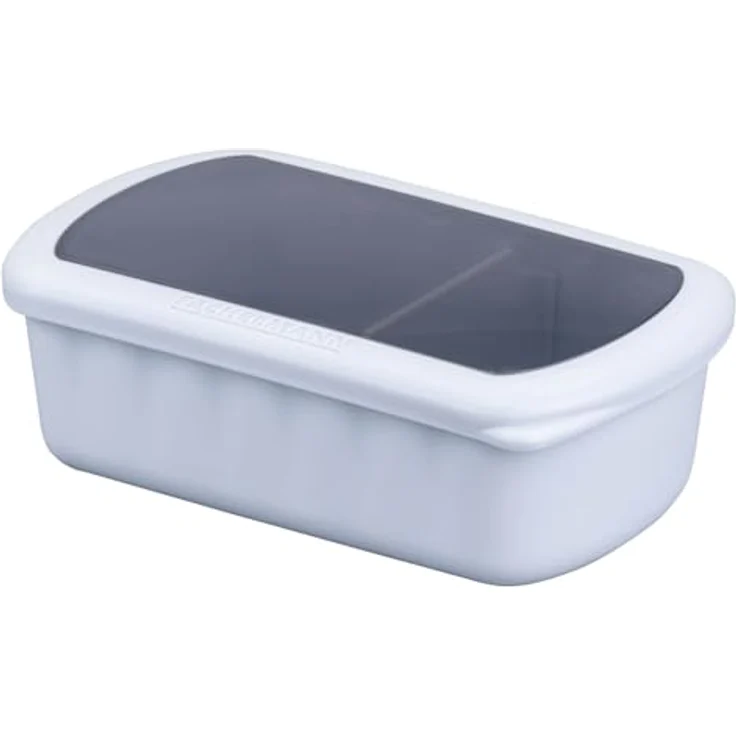 Fackelmann Flexibox blau, 1000 ml Aufbewahrungsbox mit TPE-Deckel, robust, flexibel und spülmaschinengeeignet, Designed in Germany – Bild 1
