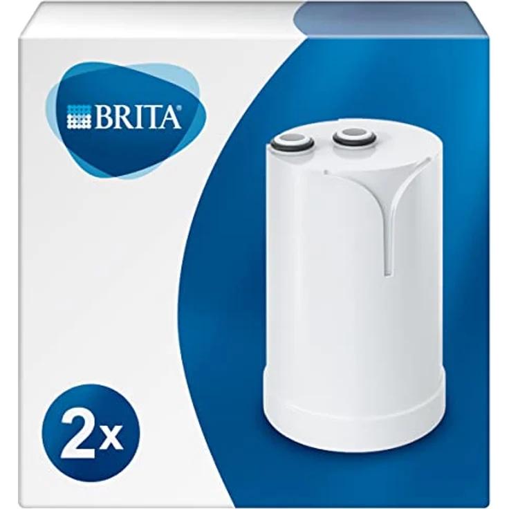 BRITA ON TAP V-MF 2x Wasserfilterpatrone (600L) - nachhaltiges und bakterienfreies Wasser zu 99,99%, fortschrittlicher Geschmack, reduziert feinste Mikropartikel, Metalle und Substanzen, die den – Bild 1