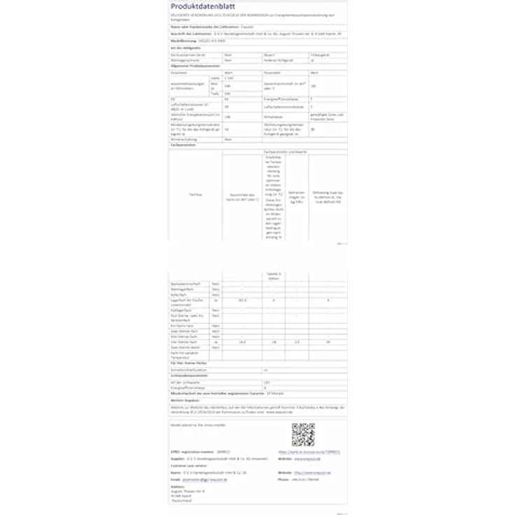 Exquisit Einbau-Kühlschrank EKS201-4-E-040E, 181 L, 4*-Gefrieren, Alarm, Weiß – Bild 11