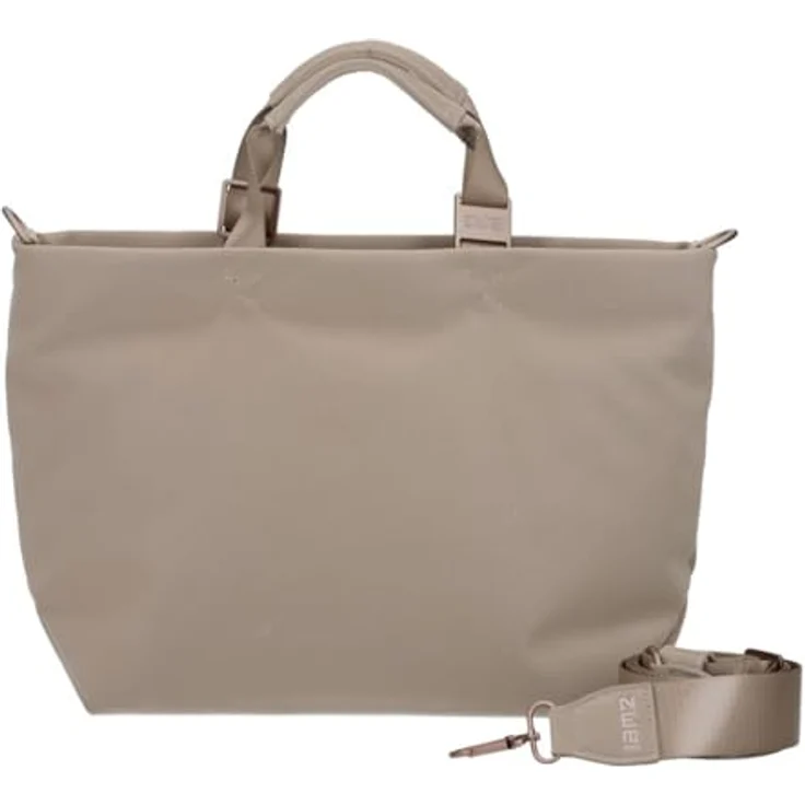 Zwei Neo Shopper Tasche 35 cm, grau, 100% Polyurethan, 35 x 13 x 25 cm – Bild 3