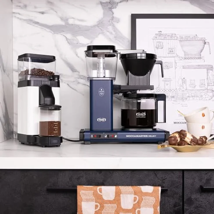 Moccamaster 53978 KBG Select Filterkaffeemaschine, Aluminum, 1.25 liters, Midnight Blue – Bild 6