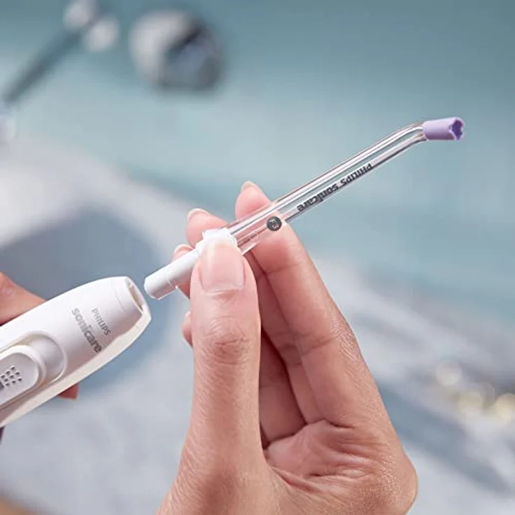 Philips Sonicare Quad Stream-Düse F3 für Mundduschen, Doppelpack – Mundwasser Flosser für die Verwendung mit dem kabellosen Philips Sonicare Power Flosser (Modell HX3062/00) – Bild 3