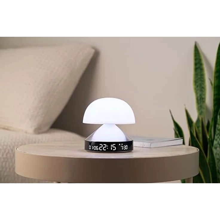 Lexon Mina Sunrise, Sonnenaufgang-Wecker mit LED-Lichttherapie, Touch-Steuerung und Schlummertaste – Bild 8