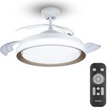 Philips LED Bliss DC-Deckenleuchte Ventilator, 28W, Gold