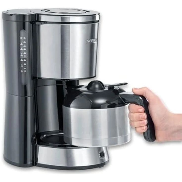 Severin KA 4819, Filterkaffeemaschine, Schwarz, Silber – Bild 6