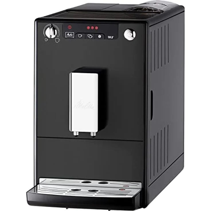 Melitta Solo Kaffeevollautomat (Exzellenter Kaffee-Genuss dank Vorbrühfunktion und herausnehmbarer Brühgruppe) 1,2 l, E 950-444 frosted, Matt Schwarz – Bild 2