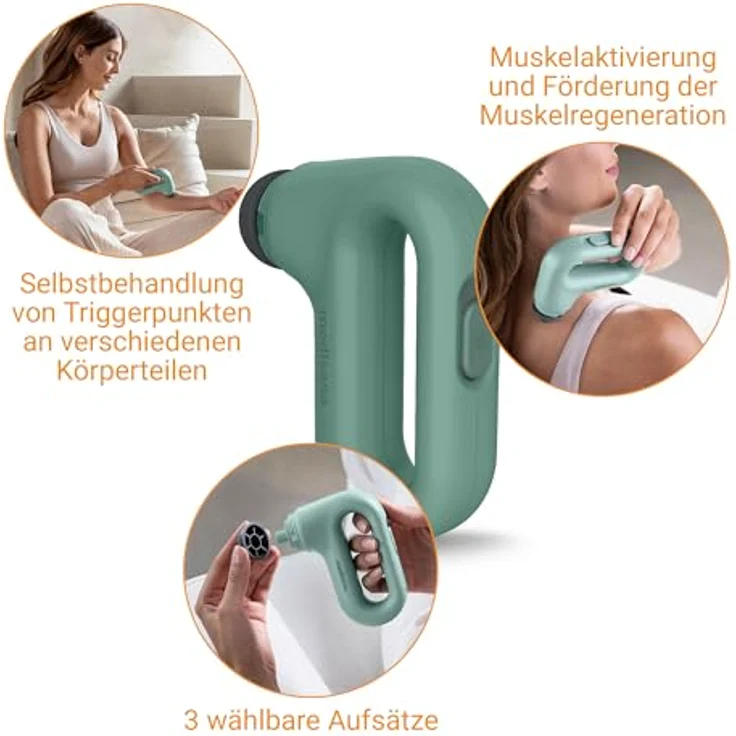Medisana Beruhigungs- und Entspannungsgerät HM 330, Mini-Handmassagegerät mit Vibrationsmassage, spritzwassergeschützt – Bild 4