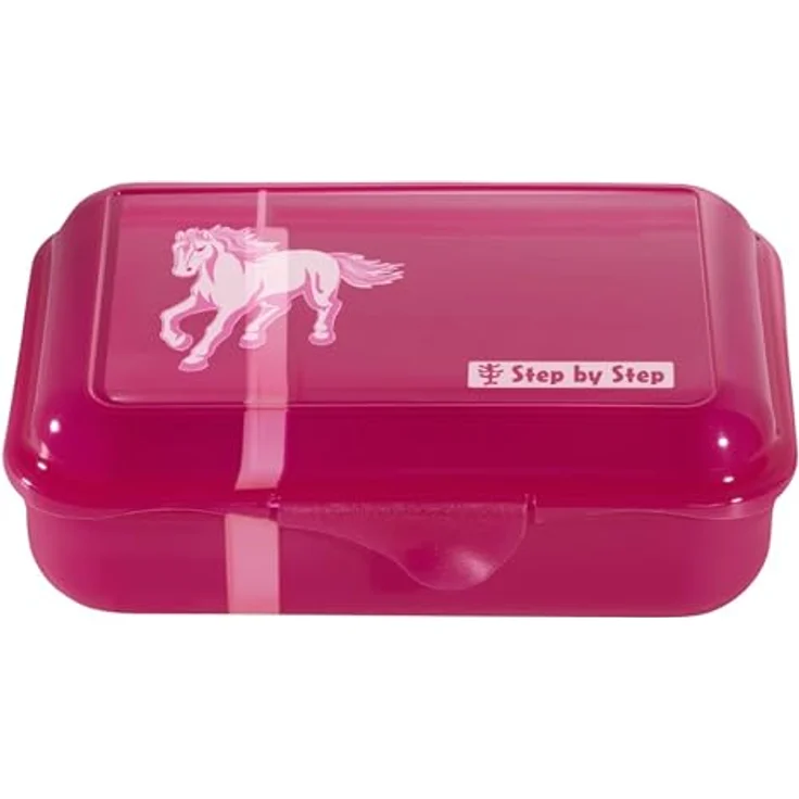 Step by Step Lunchbox mit Klickverschluss, herausnehmbare Trennwand, spülmaschinengeeignet, BPA-frei, 1-tlg. – Bild 2