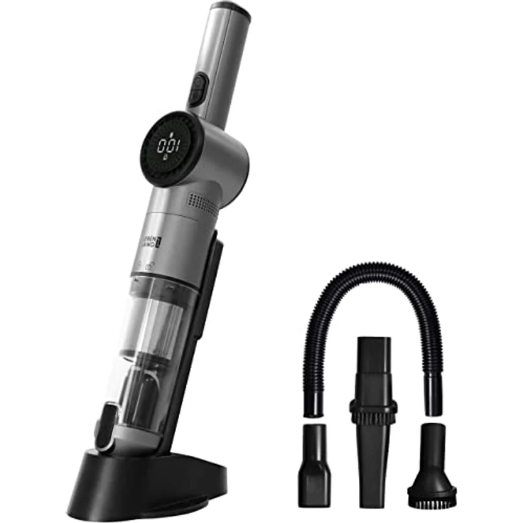LEBENLANG Kabelloser Handstaubsauger 17000PA - Inkl. USB-C Ladekabel & Stecker I Starker Lithium Ionen Akku I Auto Staubsauger Handsauger beutellos Tierhaare I Hand Handheld Vacuum Cleaner – Bild 1