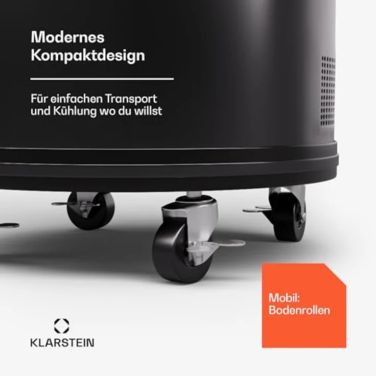 Klarstein Beersafe L Mini-Kühlschrank mit LED Display, Leiser Edelstahl-Kühlschrank, Indoor/Outdoor Getränkekühlschrank, Weinkühlschrank für Getränke, 30L Kühlschrank mit 360° Sicht, 0-16°C – Bild 4