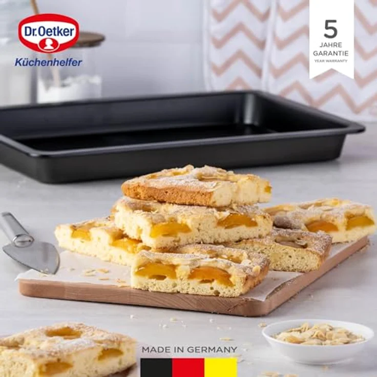 Dr. Oetker Backofen-Backblech, antihaftbeschichtet, Stahlblech – Bild 3