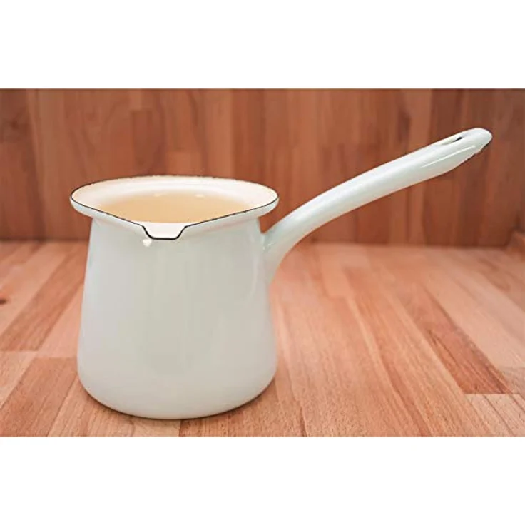 Riess, 0445-006, Kaffeekocher, CLASSIC - BUNT/PASTELL, Farbe Türkis, Inhalt 0.75 Liter, Höhe 10.5 cm, Emaille, Induktion – Bild 2