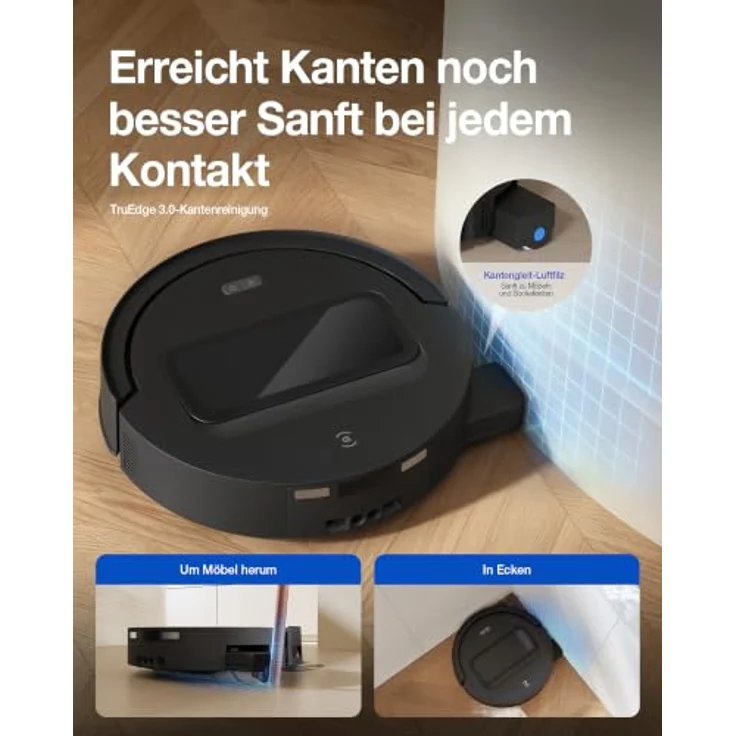 Ecovacs Deebot T90 Max Pro Omni EU, Roboter Staubsauger mit OZMO ROLLER 3.0 und TruEdge 3.0 Kantenreinigung – Bild 7