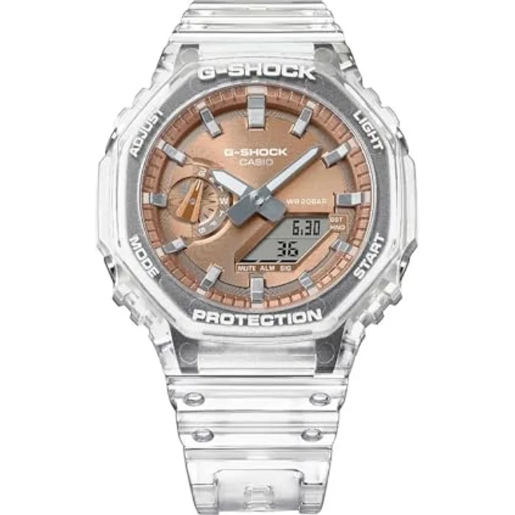 Casio ANADIGI Herrenuhr G-SHOCK mit LED-Licht und Weltzeitfunktion, schwarz – Bild 2