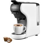 Camry Espressomaschine Multi-Kapsel-Espressomaschine CR 4414, Weiß Kaffeemaschine Kapselmaschine mit 19 bar Pumpe
