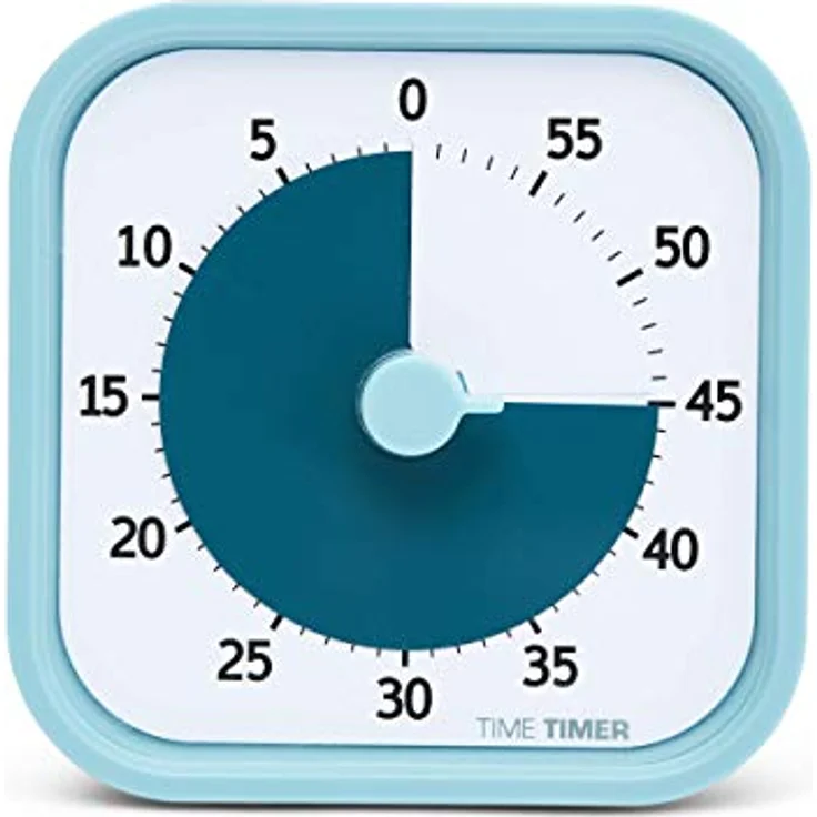 Time Timer Home MOD — 60 Minuten Kinder visueller Timer Home Edition — für Heimschule Zubehör, Lernwerkzeug, Timer für Kinderschreibtisch, Büroschreibtisch und Meetings mit leiser Bedienung – Bild 2