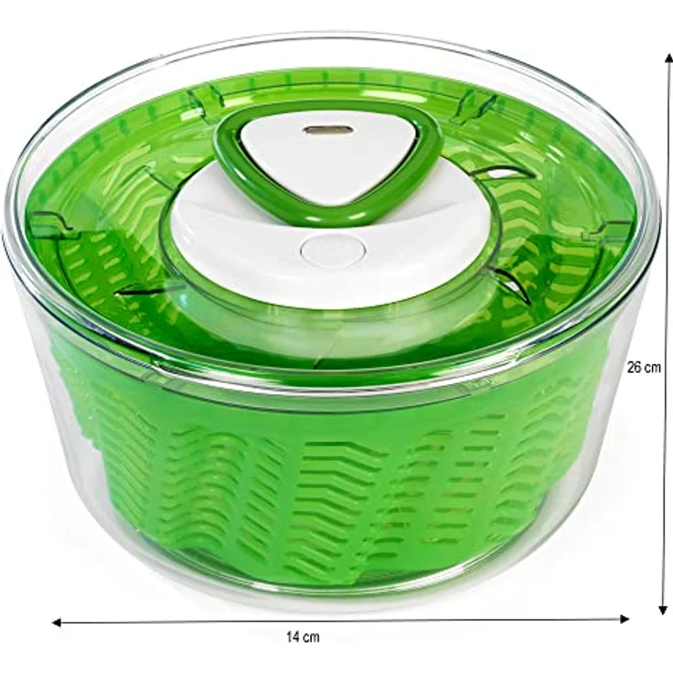 Zyliss Easy Spin 2 Salatschleuder schwarz, 26 cm – Bild 4