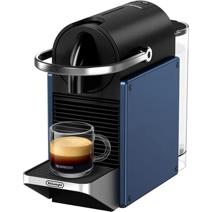 De'Longhi Kapsel-/Kaffeepadmaschine Pixie EN127.BL Kaffeekapselmaschine blau/schwarz, Nespresso Kapselsystem, personalisierbare Kaffeeauswahl - Preisvergleich – Bild 2