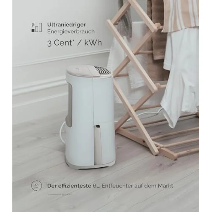 Meaco MeacoDry Arete One 6L, Luftentfeuchter & Luftreiniger mit H13 HEPA-Filter, sehr leise mit 32 dB, kompakt für Schlafzimmer & kleine Räume, 1,8L Tank – Bild 5